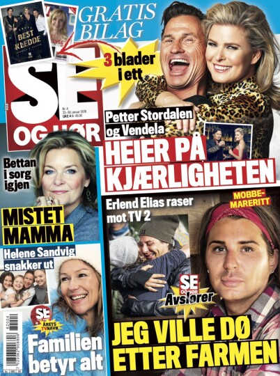 I SALG NÅ: Tirsdagens utgave av Se og Hør. Faksimile: Se og Hør I SALG NÅ: Tirsdagens utgave av Se og Hør. Faksimile: Se og Hør